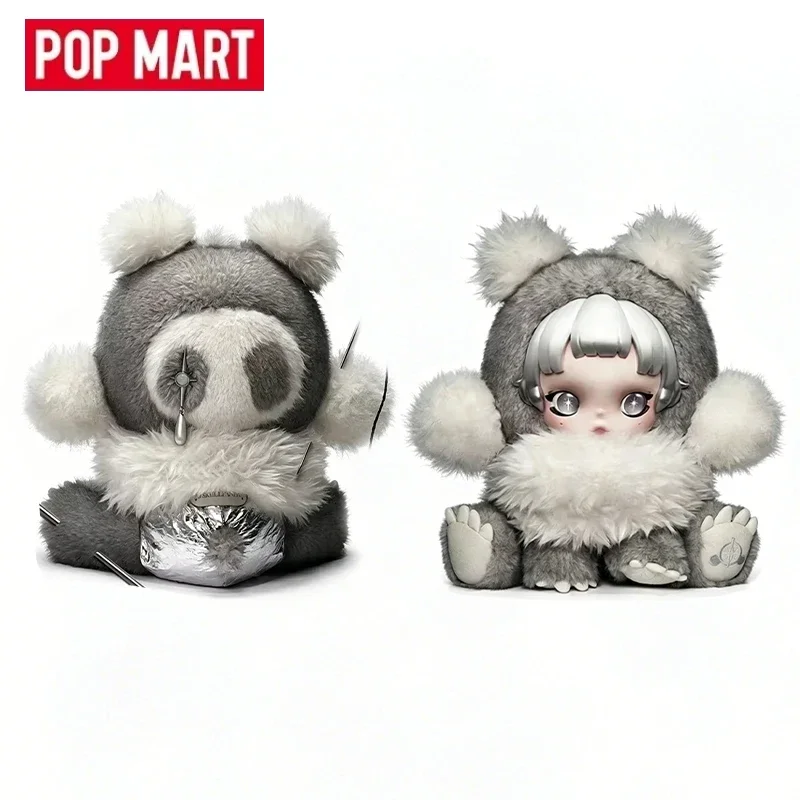 POPMART SKULLPANDA Serie Punk Panda Plüschpuppe Original Blind Box Spielzeug Kawaii Anime Actionfigur Mystery Box Mädchen Geschenke
