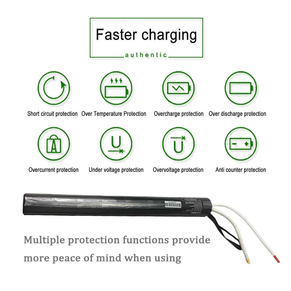 Carbon fiber scooter lithium battery 36V 7800mAH carbon fiber scooter carbon fiber XT30+JST battery