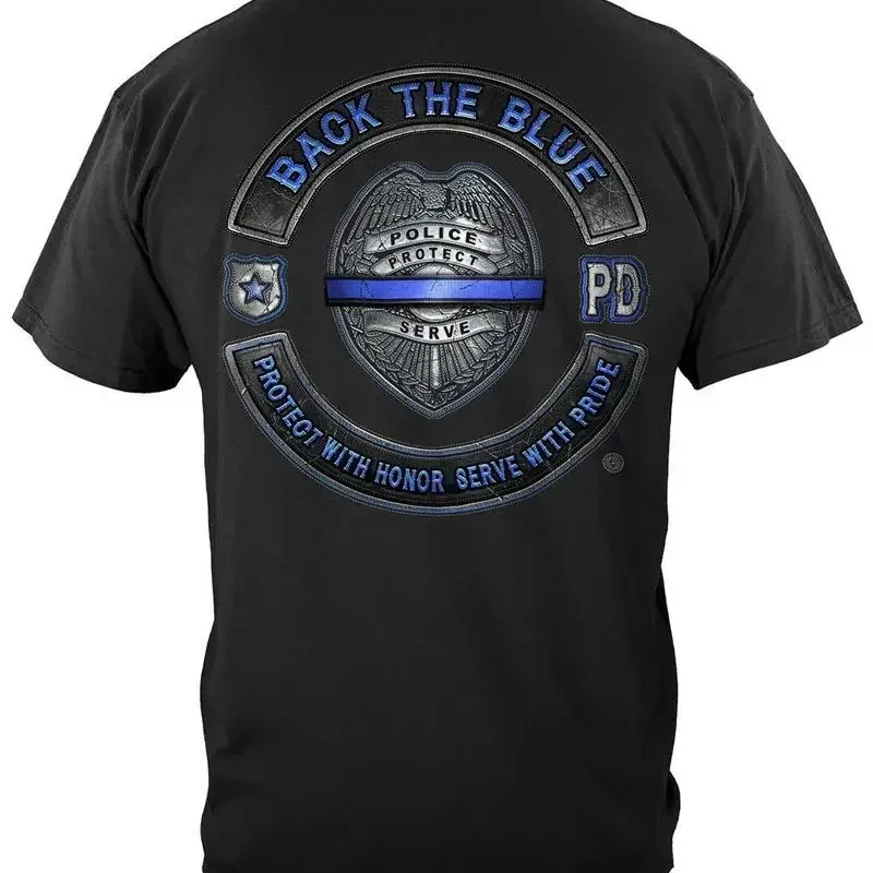 Back The Blue Law Enforcement Lives Mater Serve And Protect T shirt