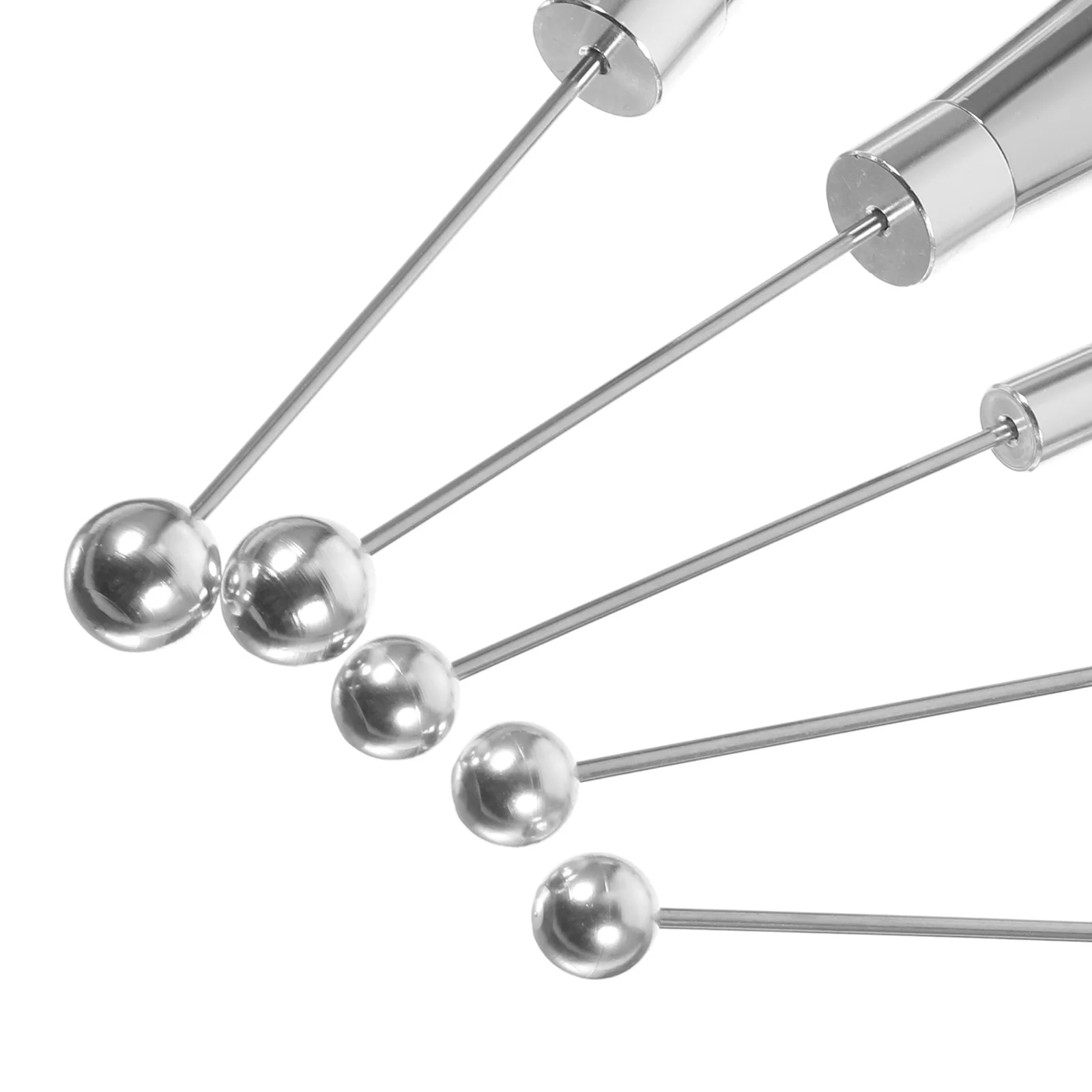 Set di pennelli per trucco da 5 pezzi Setole morbide Robusto manico in metallo Ideale per il viso Ombretto Blush Correttore in polvere Pennello per trucco