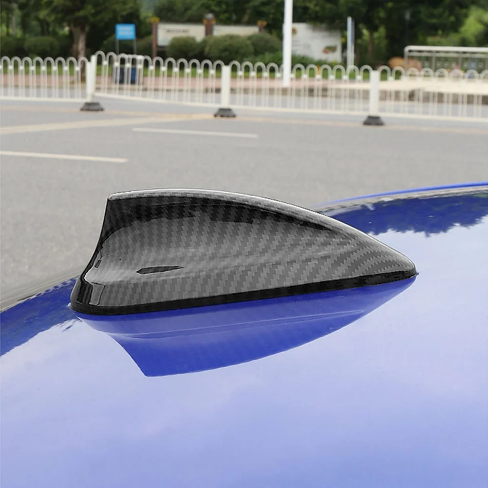 For Subaru WRX And Leopard STI Modified Dry Carbon Fiber Roof Antenna Shark Fin Cover