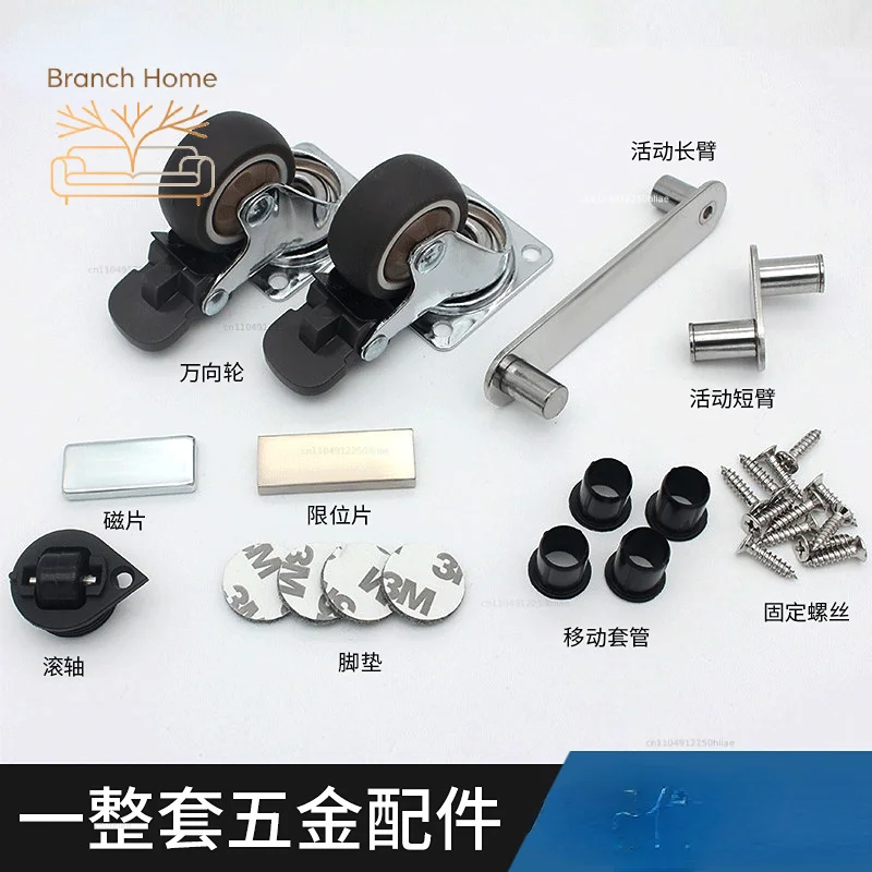 Desk Desk Folding Table 360 Degrees of Rotation Folding Bar Top Table Hardware