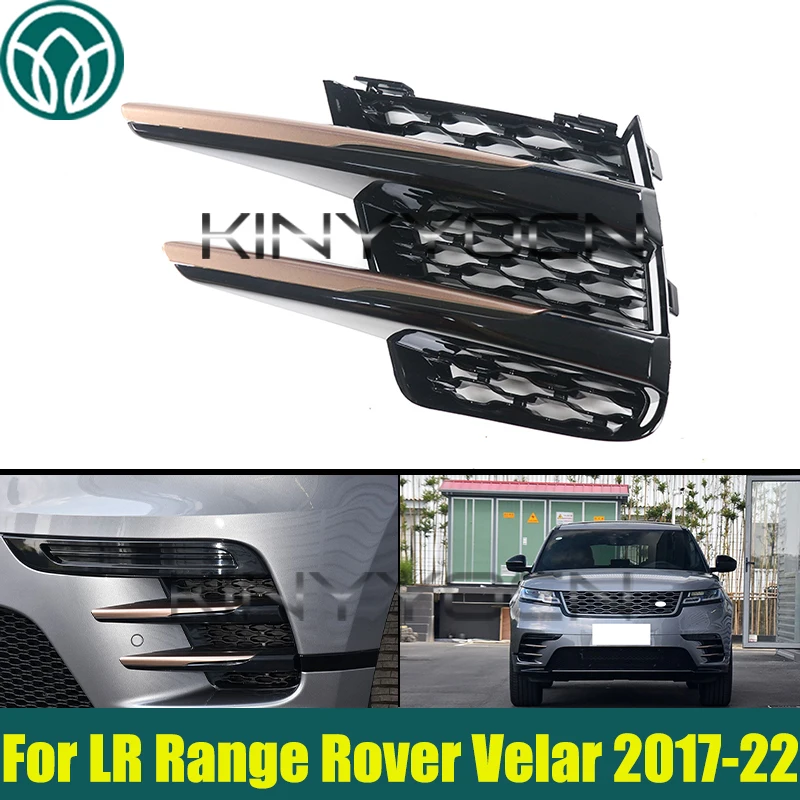 

Front Bumper Fog Lamp Cover For Land Rover Range Rover Velar 2017 2018 2019 2020 2021 2022 Bumper Fog Lamp Cover Grille