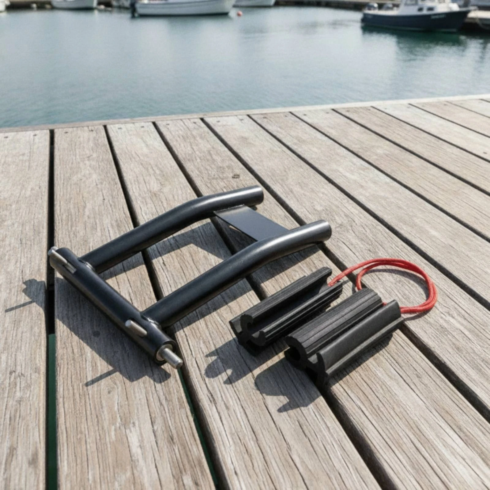 Outboard Motor Transom Support Stable Motor Support with Safeguarding Blocks Transom Saver Shockproof Hardware Noise-Proof view 3
