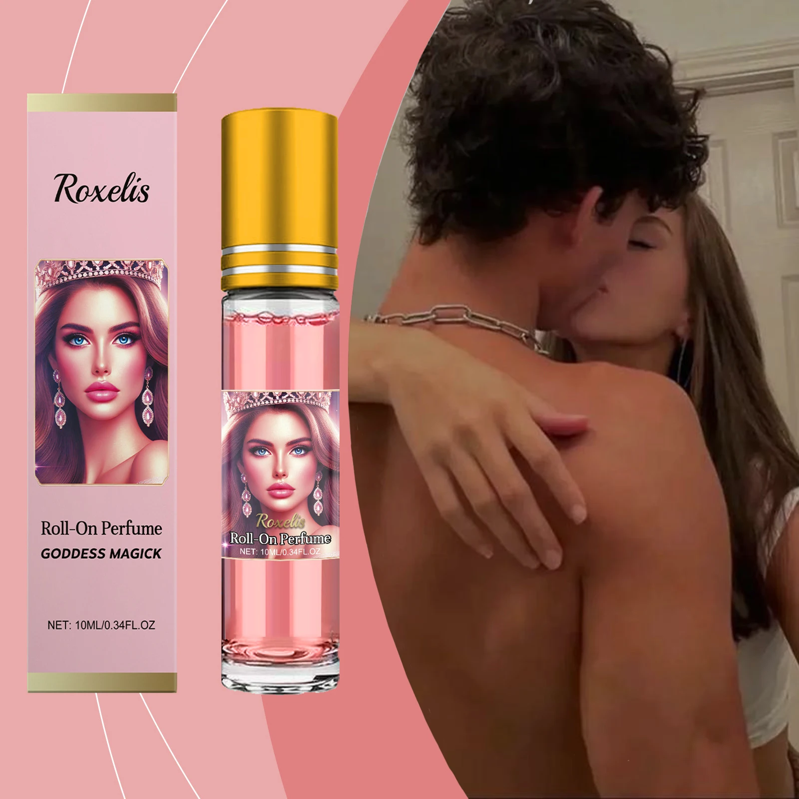 

Ladies' Roll-on Perfume Has A Long-lasting Fragrance Natural Fresh Charm Elegant Demeanor Convenient Date Perfume Attracts Men