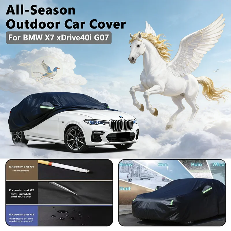 

Car covers for BMW X6 xDrive40i Outdoor Protection Full Car Covers Snow Cover Sunshade Waterproof Dustproof Exterior