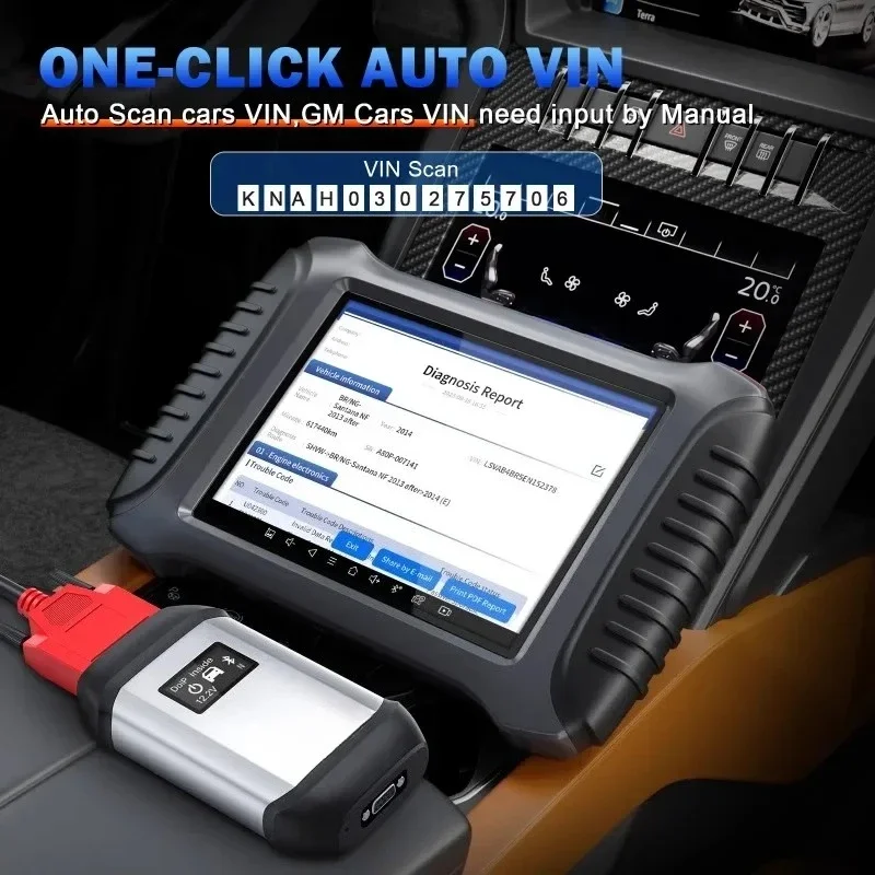 

Fault diagnosis of car detector A80pro English version overseas version key matching programming