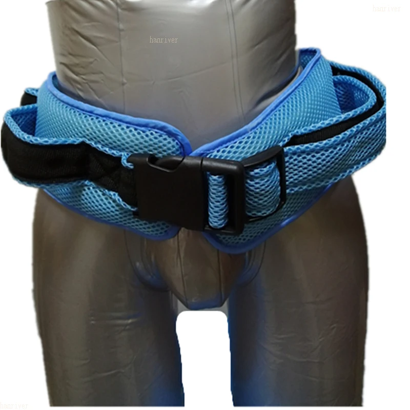 Assisted seatbelt restraint nursing shift with standing assist device patient care to prevent accidents