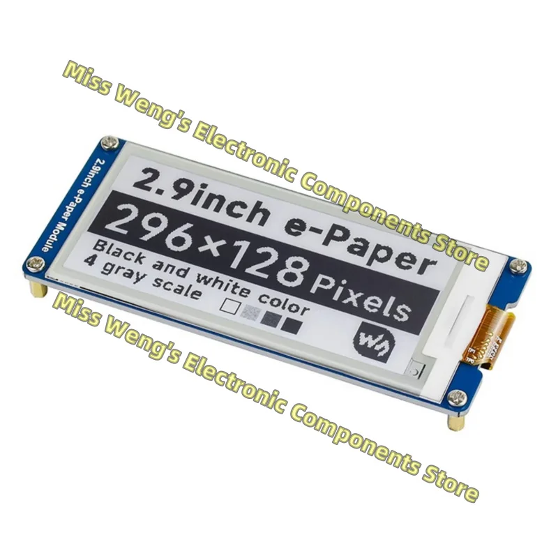 2.9-inch ink screen electronic paper display screen SPI interface supports local refresh 2.9inch e-Paper Module