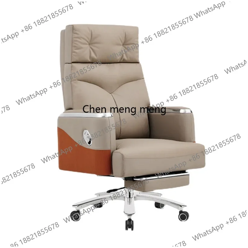 z10Boss chair Business leather President's office chair Comfortable home, Xipi office chair can be lifted and lowered