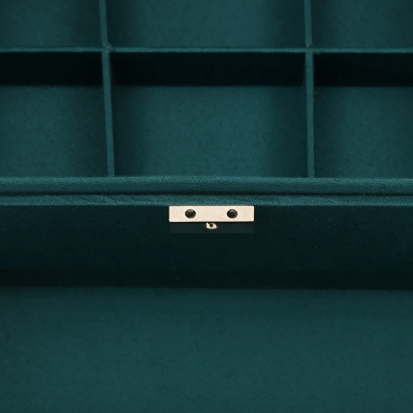 Jewelry Organizer Box Velvet 3 Layers Green Flannel Ring Necklace Makeup Holder for Christmas Present