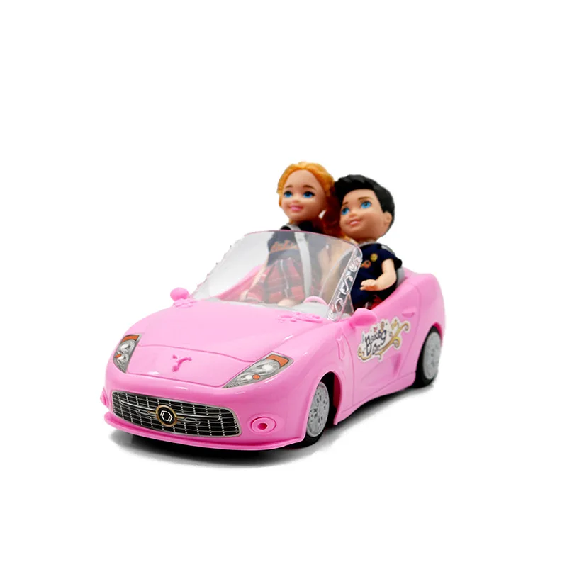 RC Car 1:16 Remote Control Doll Convertible Sports Car Pink Party Girls Toys For Children Rechargeable Battery