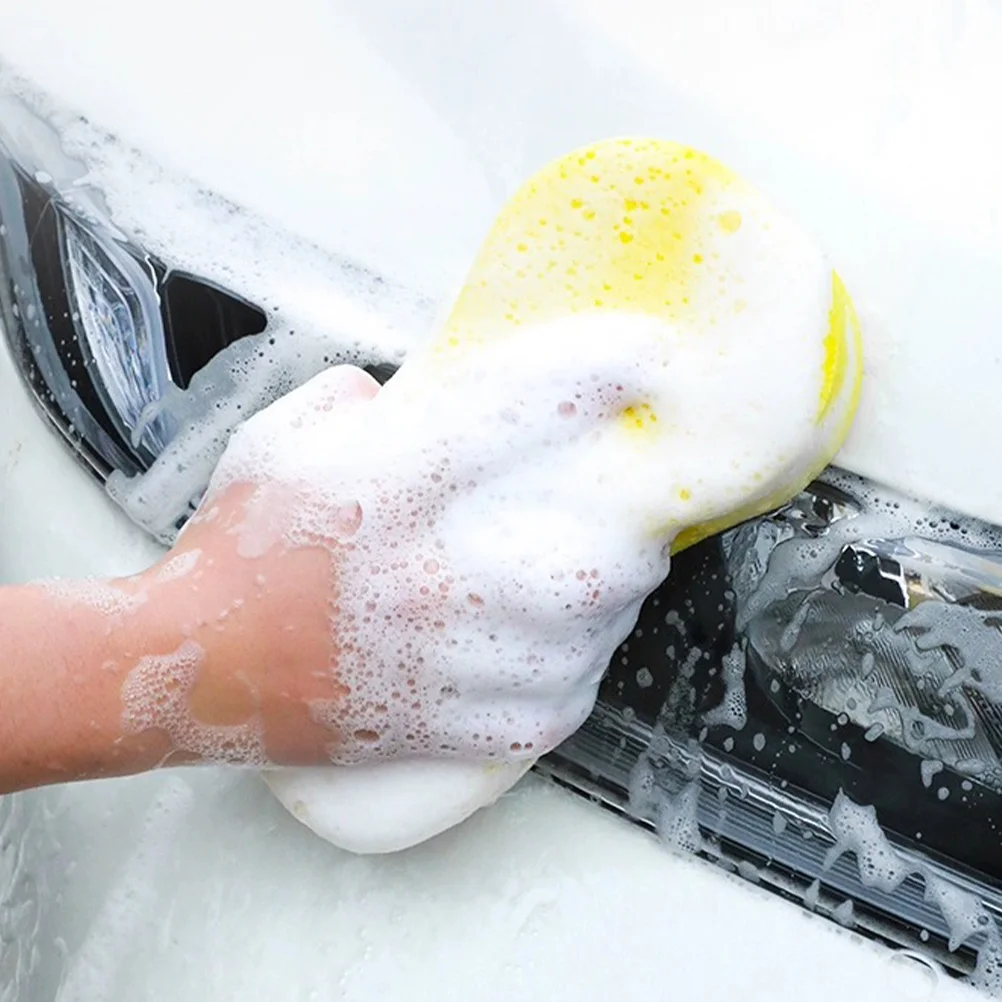 

6 Pcs Car Wash Sponge Cleaning Sponges for Washing Polyurethane Portable