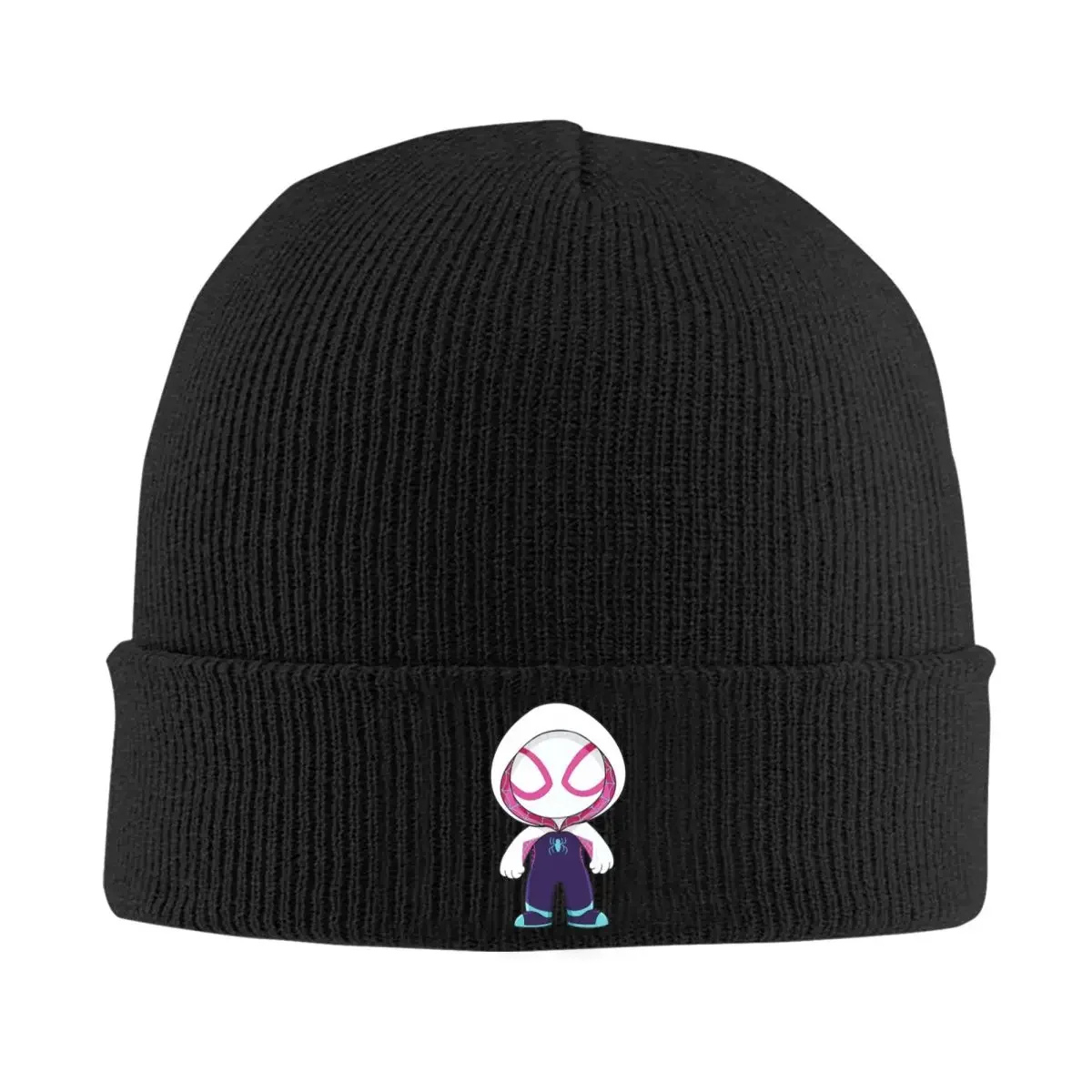 Ghost Spider Girl, Cute Baby Spidey Girl Warm Knitted Cap Hip Hop Bonnet Hat Autumn Winter Outdoor Beanies Hats For Men Women