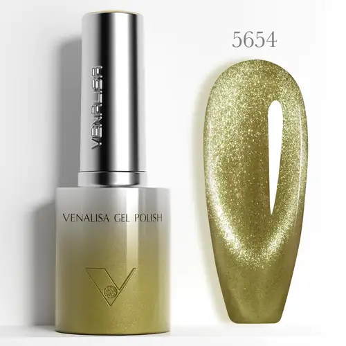 1pc Venalisa 10ml Nail Gel Polish Round Brush HEMA FREE TPO FREE Soak Off Sparkle Cat Eye Gel Lacquer Soft Texture Gel Varnish - Image 14