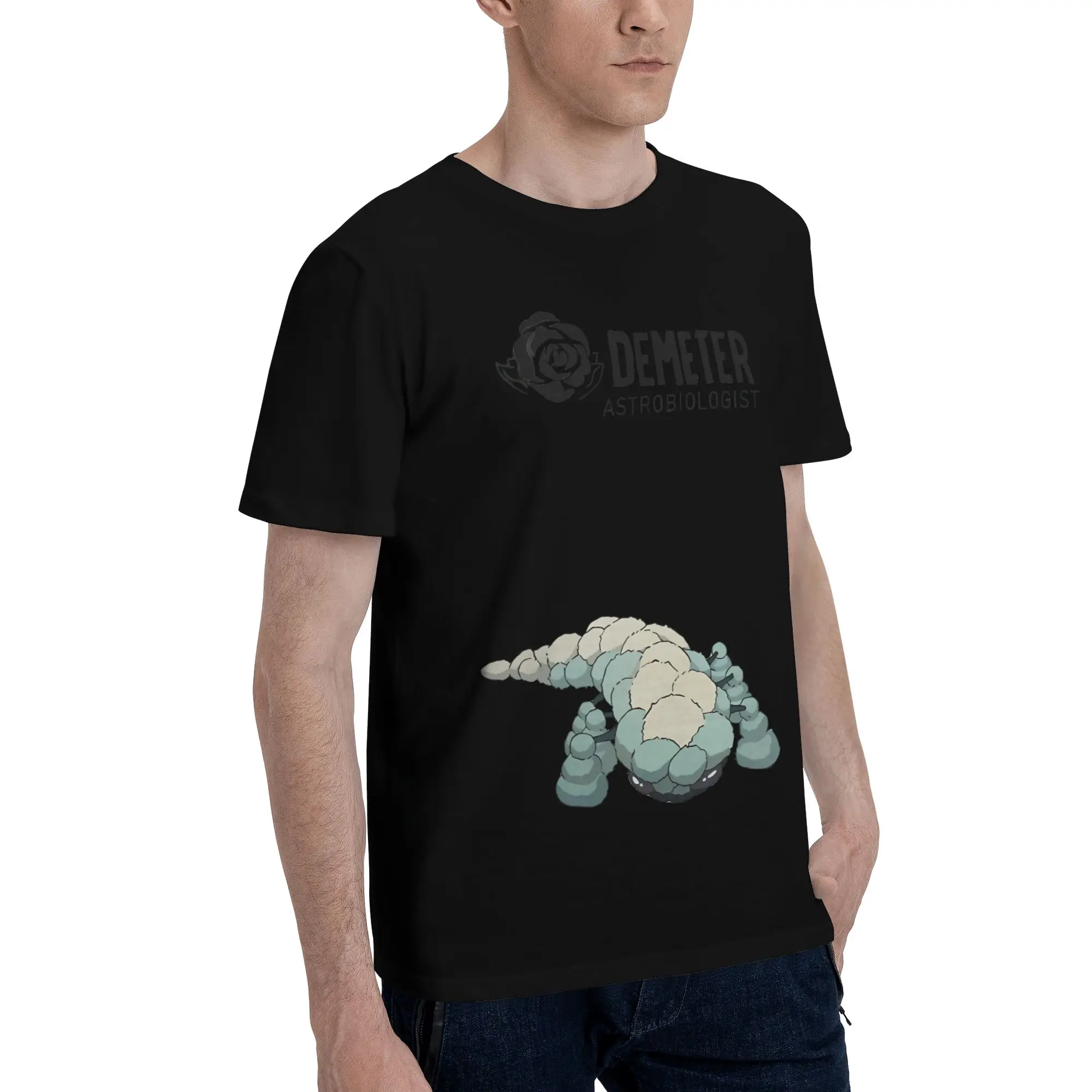 Demeter Astrobiology Spore Creature Design Funny Graphic 100% Cotton T-Shirt Scavengers Reign Tees Tops For Men