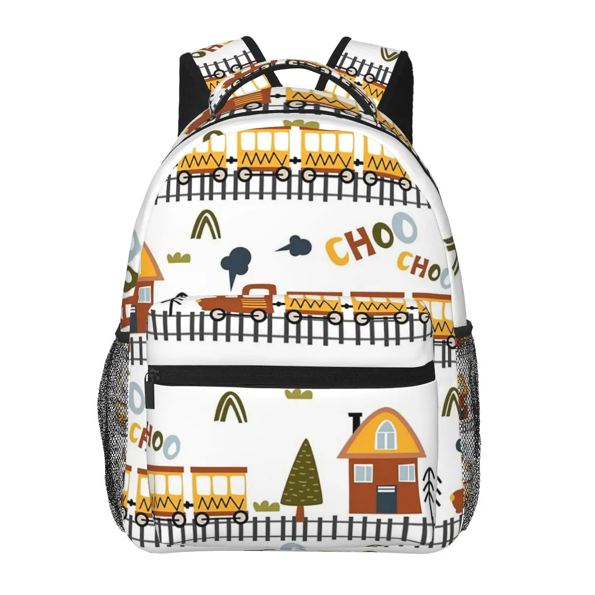 

Choo Choo Train Boy Pattern For Little Kids Backpacks Boys Girls Bookbag Children School Bags Cartoon Kids Rucksack Shoulder Bag