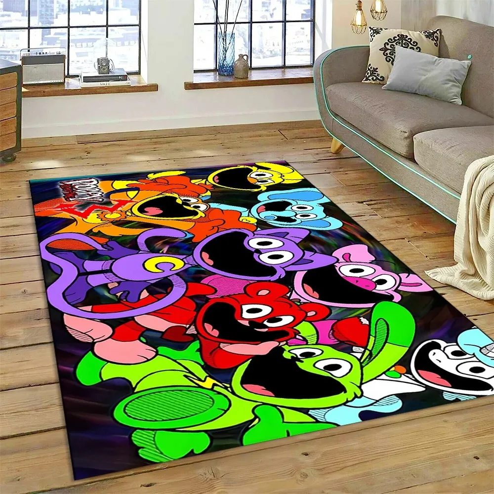 MINISO S-Smiling C-Critters Catnap Craftycorn Cartoon Carpet Rug for Living Room Bedroom Home Sofa,Non-slip Floor Mat