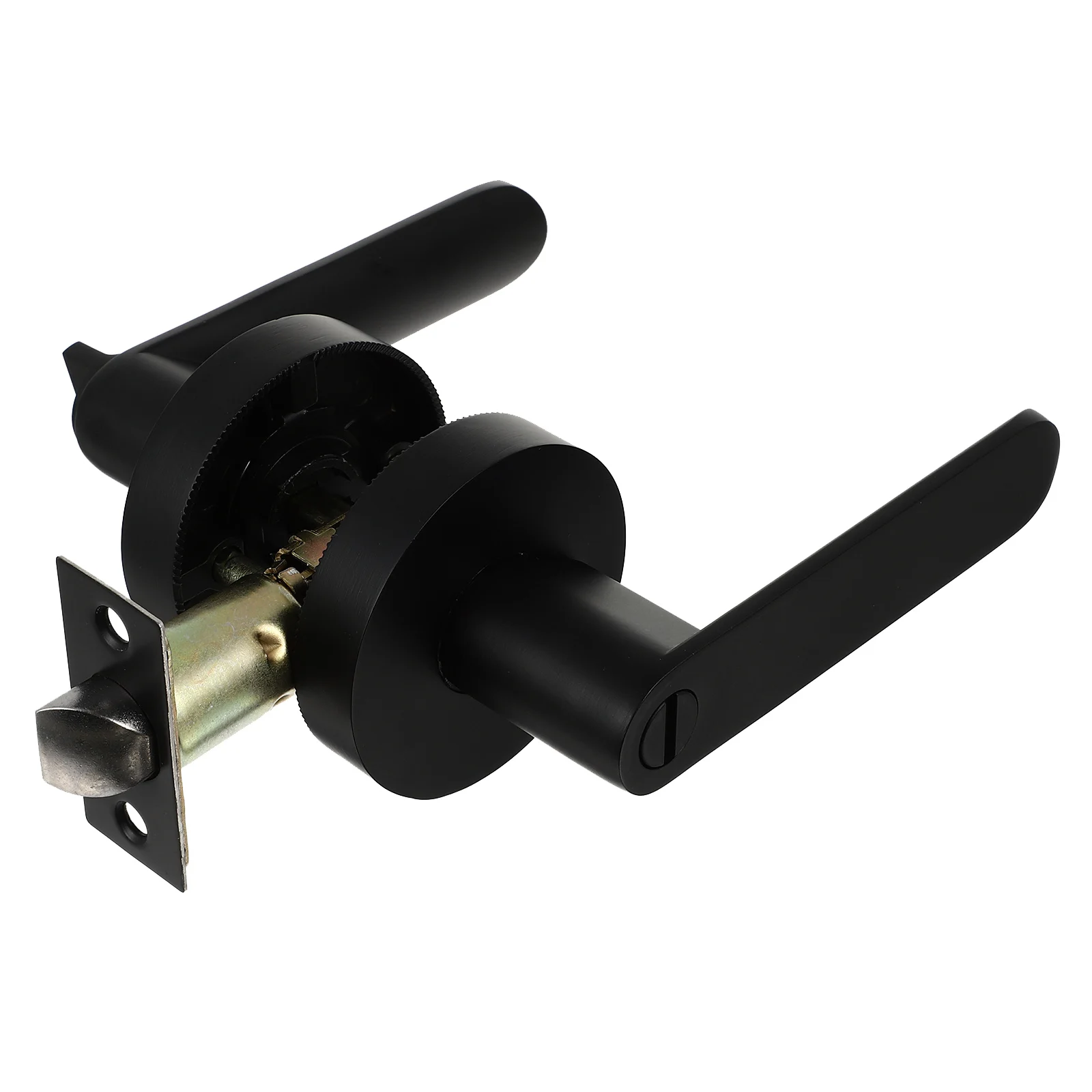 

Zinc Alloy Passage Lever Locks Finish for Interior Doors Closet Bedroom Hardware Door H les Levers Easy Installation