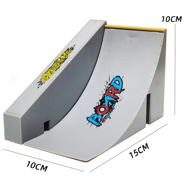 Mini Finger Skateboard Rampe Skatepack Griffbrett Fahrrad Skateboards Rampen Set Skate park Fingers pitze Skateboard Spielzeug Geschenk