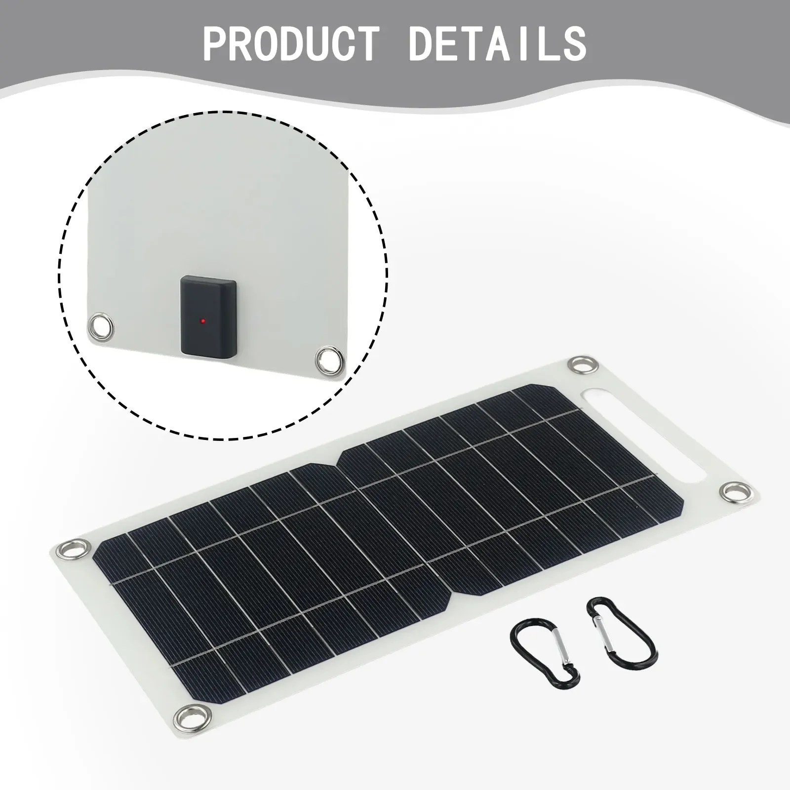 5V Solar Panel 10W 5V 10W Solar Charger Sustainable Living Waterproof And Dustproof Compact And Portable Outdoor Use