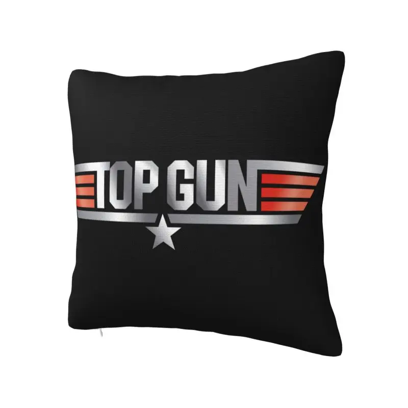 Tom Cruise Maverick Film Top Gun Modern Pillow Cover Home Decorative Car Cushion