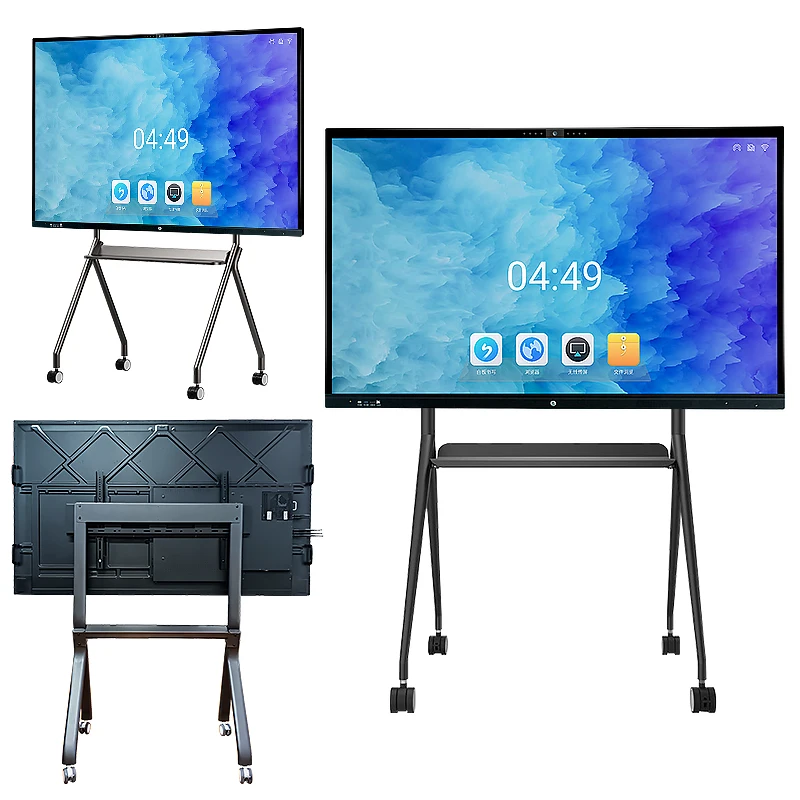75-Inch Intelligent Conference Tablet IR Touch 4K LCD Screen Dual System Interactive Whiteboard Smart Writing Whiteboard