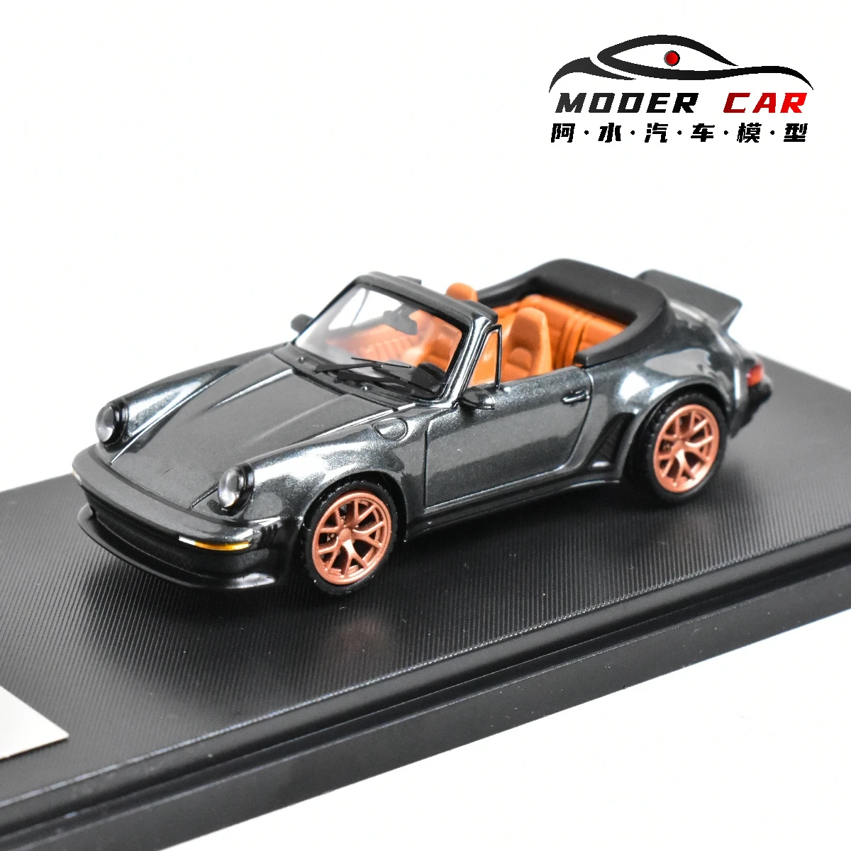 RM Rhino Modello 1:64 Giftable Singer Turbo Studio Cabriolet 930 Adulti Hobby Diecast Model Car
