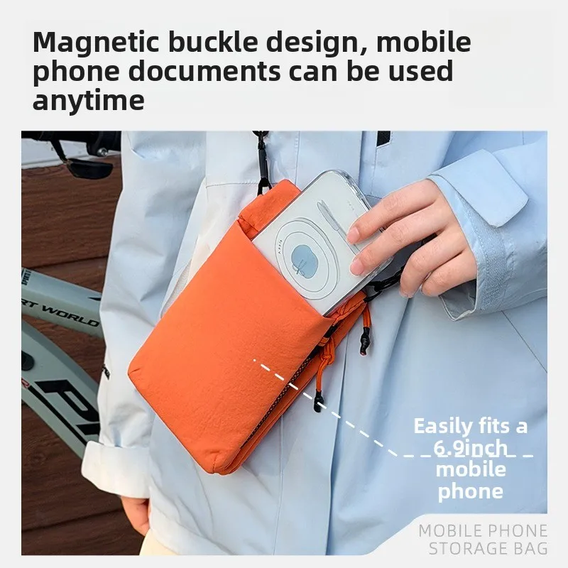 New Fashion Small Crossbody Phone Bag for Women Shoulder Vertical Zipper Pouch Casual Travel Daily Work Street Trend view 3