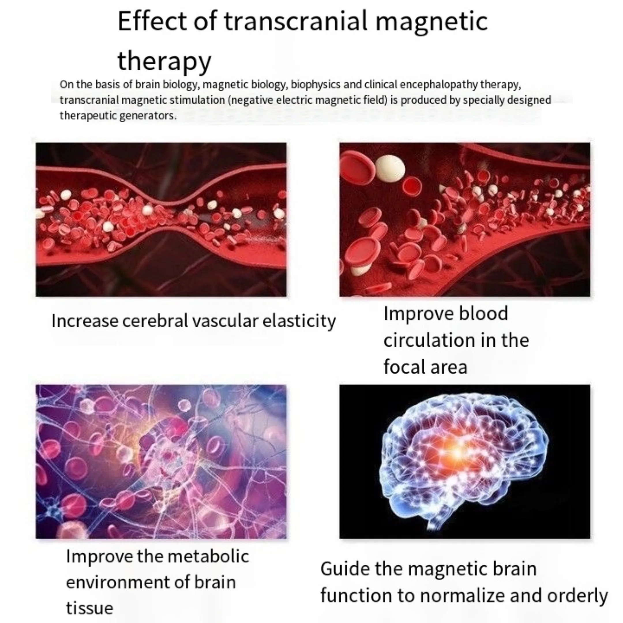 Brain Tonic Rehabilitation Mental Illness Depression Insomnia Hemiplegia Stroke Delayed Development Pediatric Paralysis rTMS