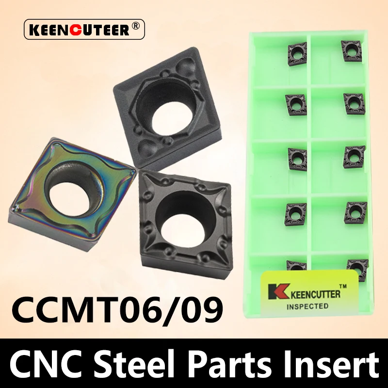 Inserção de Carboneto para Sclcr l Ferramenta de Torneamento Externo Ccmt Lâmina para Cortador de Aço Torno Cnc Ccmt06 09 tf lq tm mf pf pm Yz6030 Yz5010