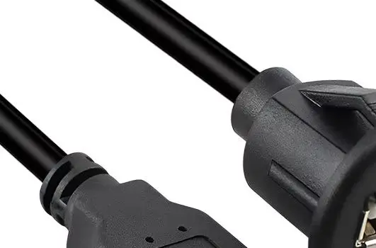 

1/5/10PCS Car Dashboard Flush Mount Line USB 2.0 Port Panel Extension Cable Male to Female Socket Excellent Plastic Adapter