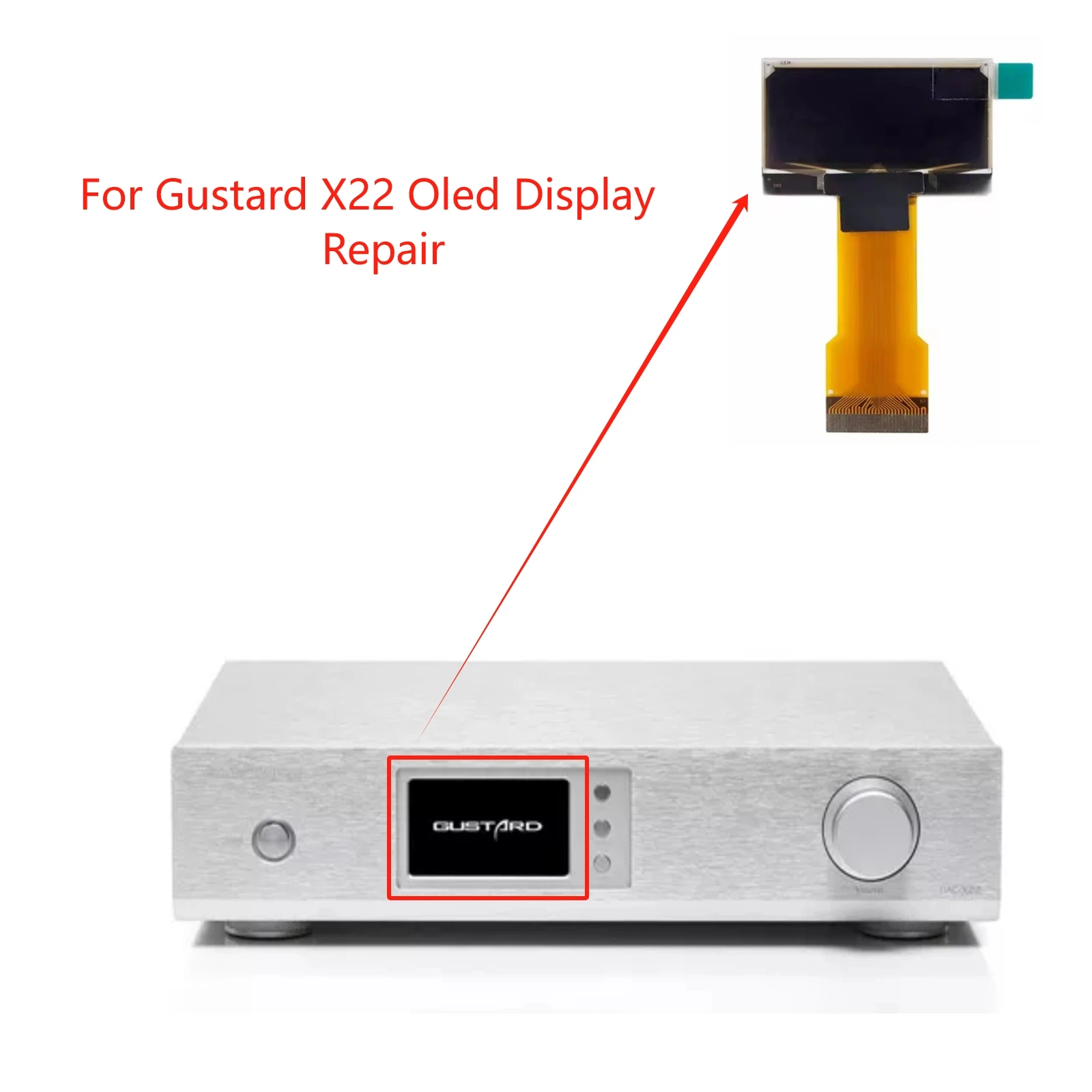New Oled Display for Gustard X22 Screen Repair