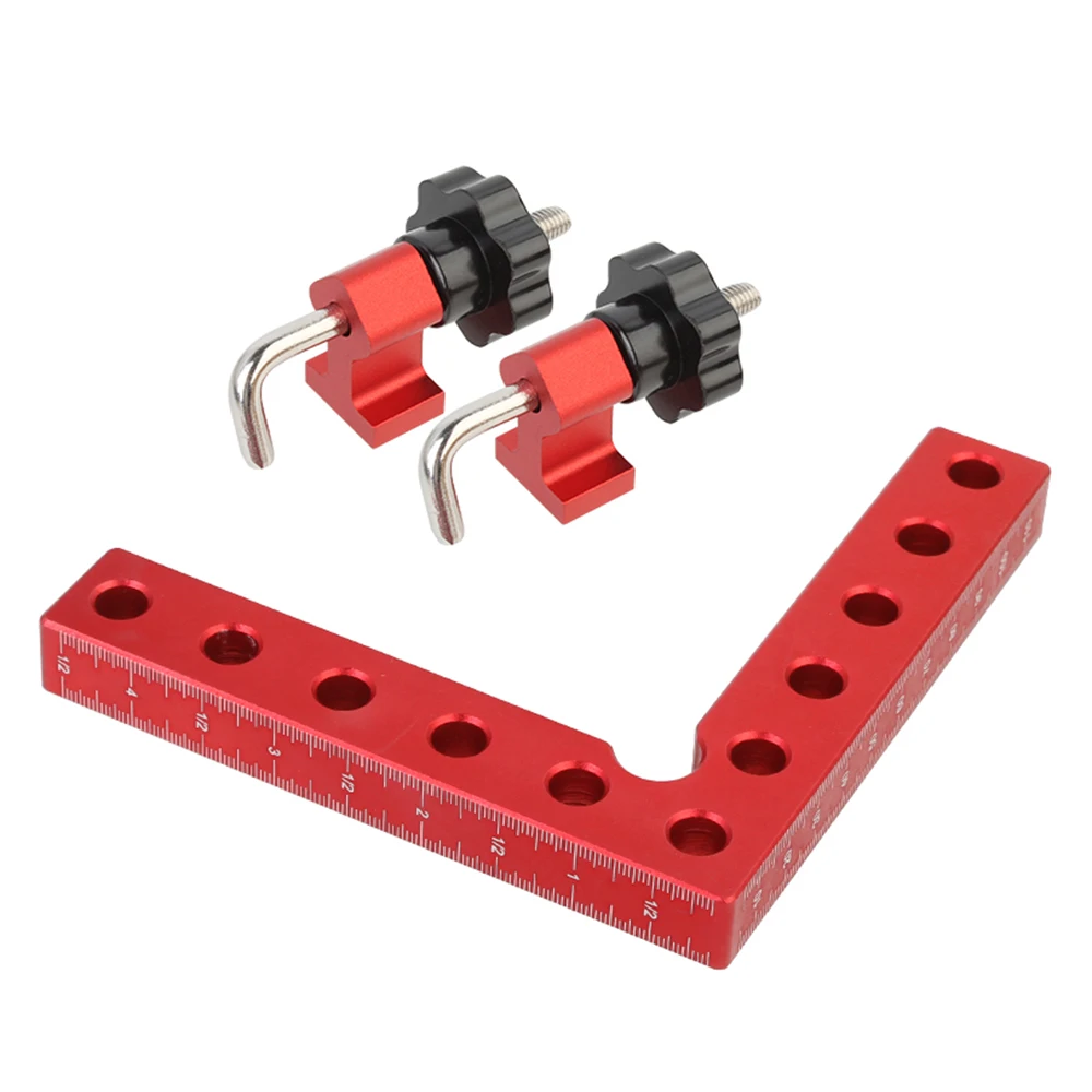

1Set 90 Degrees L-Shaped Auxiliary Fixture Splicing Board Positioning Panel Fixed Clip Carpenter's Square Ruler Woodworking Tool