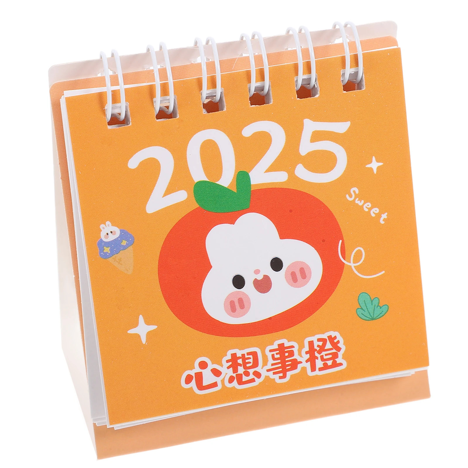 

Mini Desk 2024 2025 Small St Design Iron Flip Mini Calendar For Desk Monthly Planner Cute Office Home naments