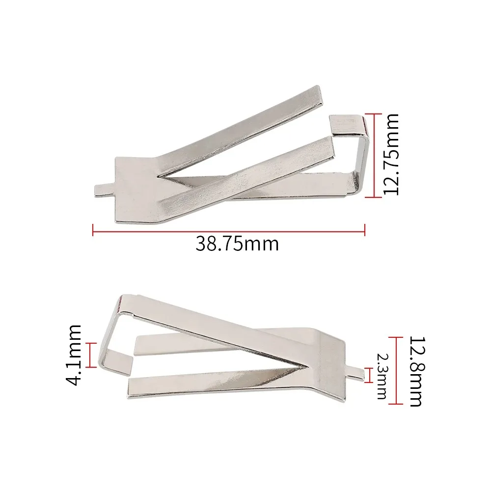 Creality Ender 3 Clips para cama de vidrio Clips para cama plateados de acero inoxidable Abrazaderas para cama 3D para cama calefactable serie Ender3/CR-10
