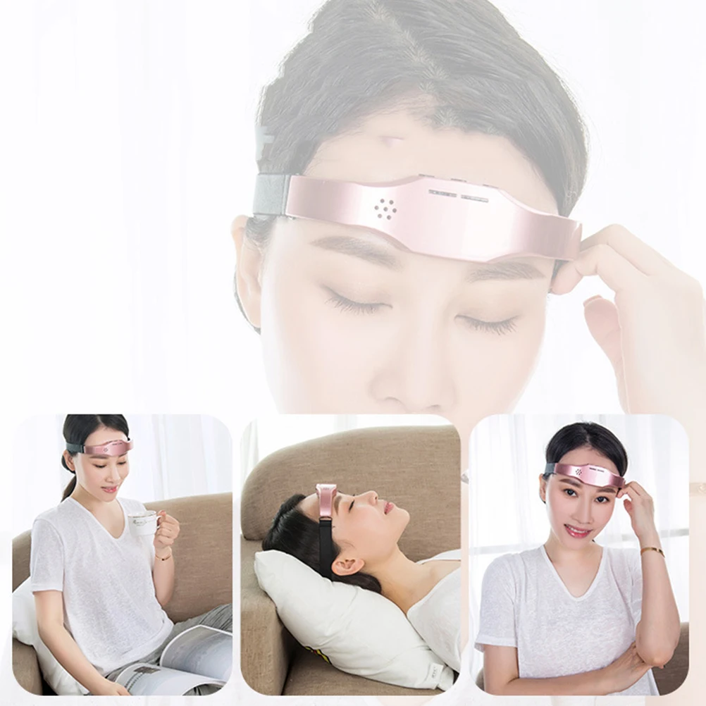 

Pink Head Sleep Device with Dual Modes for Fatigue Reduction and Healthy Rest Non-Invasive Solution Head Sleep Instrument