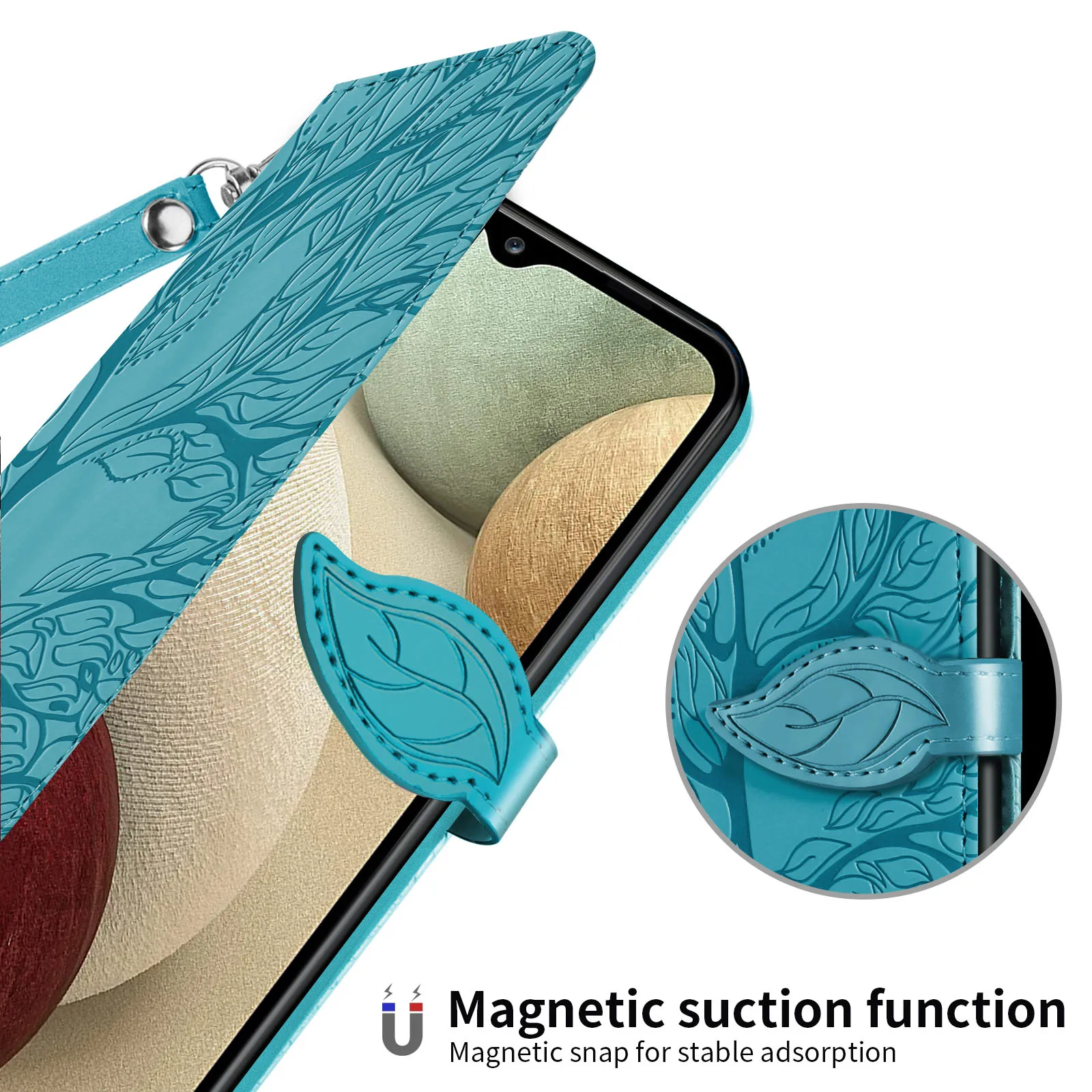 Tree Shockproof Magnetic Leather Case for Xiaomi Redmi 9C 9A Redmi Note 11 10 Pro Xiaomi 12 lite Note 9 PRO Wallet Stand Cover