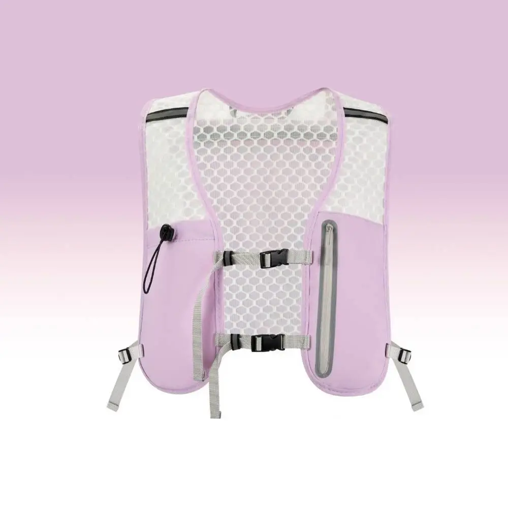 Breathable Hydration Running Vest Non-Slip Reflective Design Bladder Chest Pack Convenient Multifunctional Bicycle Bag Vest