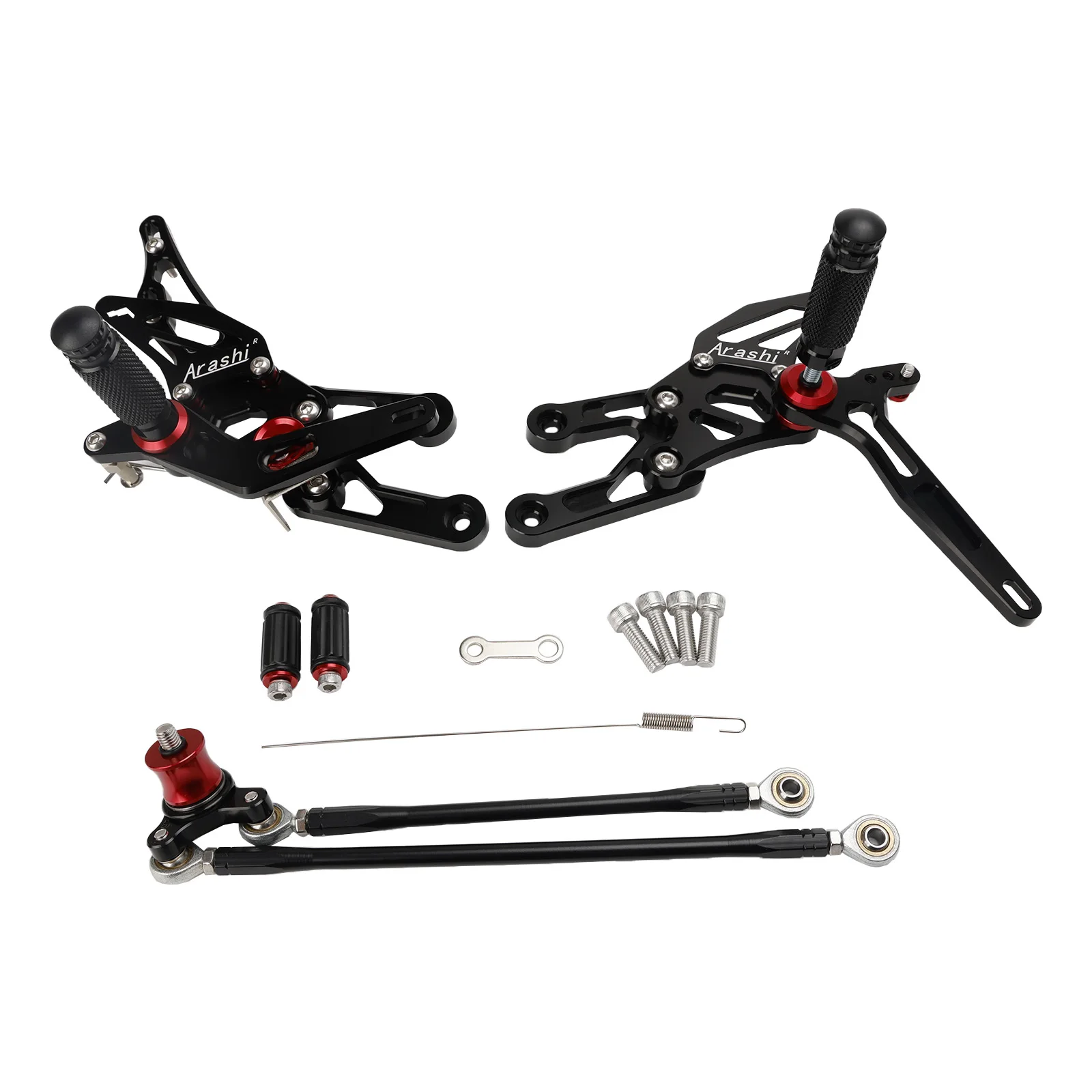 Artudatech Racing Rear Sets Footpegs Footrest For Honda CBR600RR 03-06 CBR1000RR 04-07