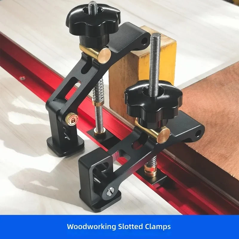 Woodworking Chute Pressing Plate Quick Positioning Clamping Clip 45 Type 30 Type Table Saw Accessories Tool for Wood Cutter
