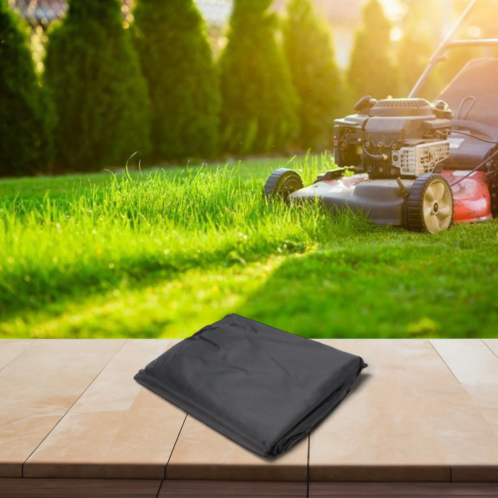 

Простой в использовании чехол для газонокосилки, пылезащитная защита, 195*108*66 см, ткань Оксфорд 210D, комплексное покрытие, легкий дизайн
