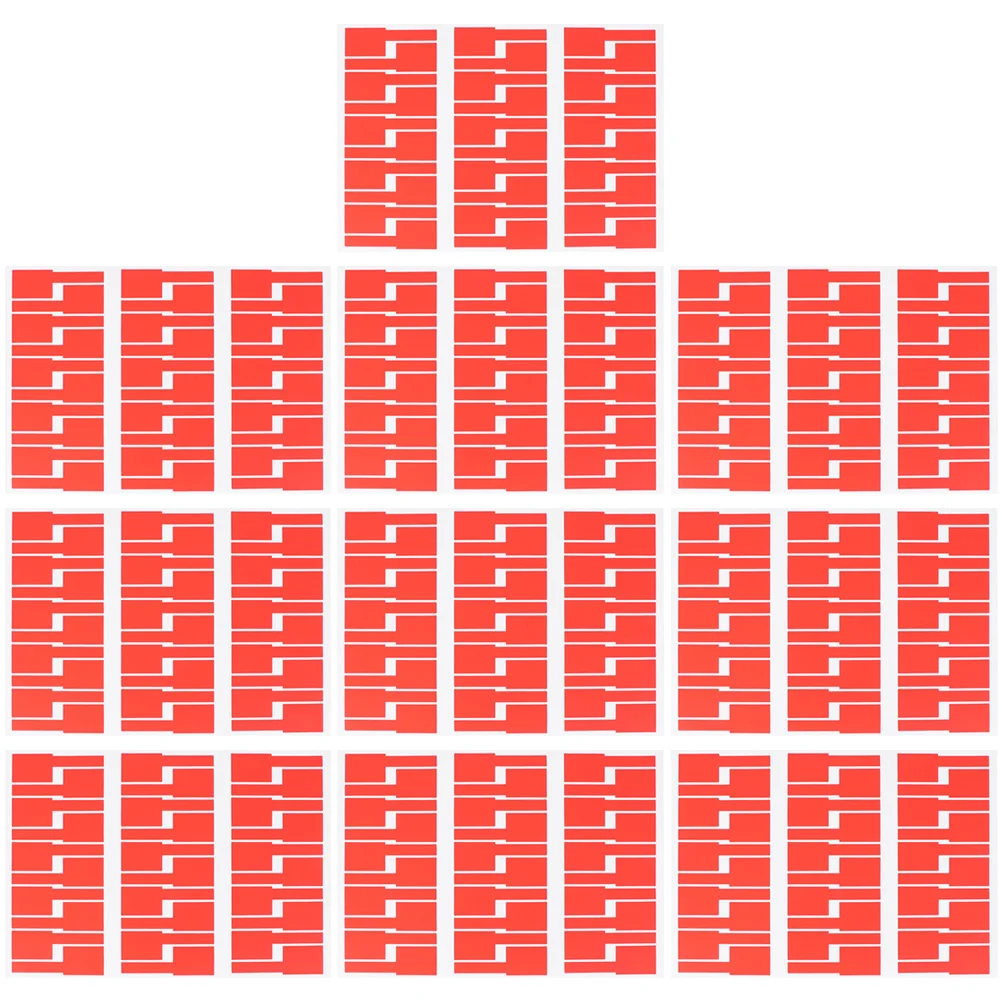 

10Pcs Tear-Resistant Waterproof Identification Stickers Multicolor Self-Adhesive Cable Labels for Network Office Home