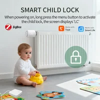Tuya Smart ZigBee 3.0 Thermostatic Radiator Valve TRV Zigbee Thermostat Radiator Valve Temperature Controller Alexa Google Home - Image 4