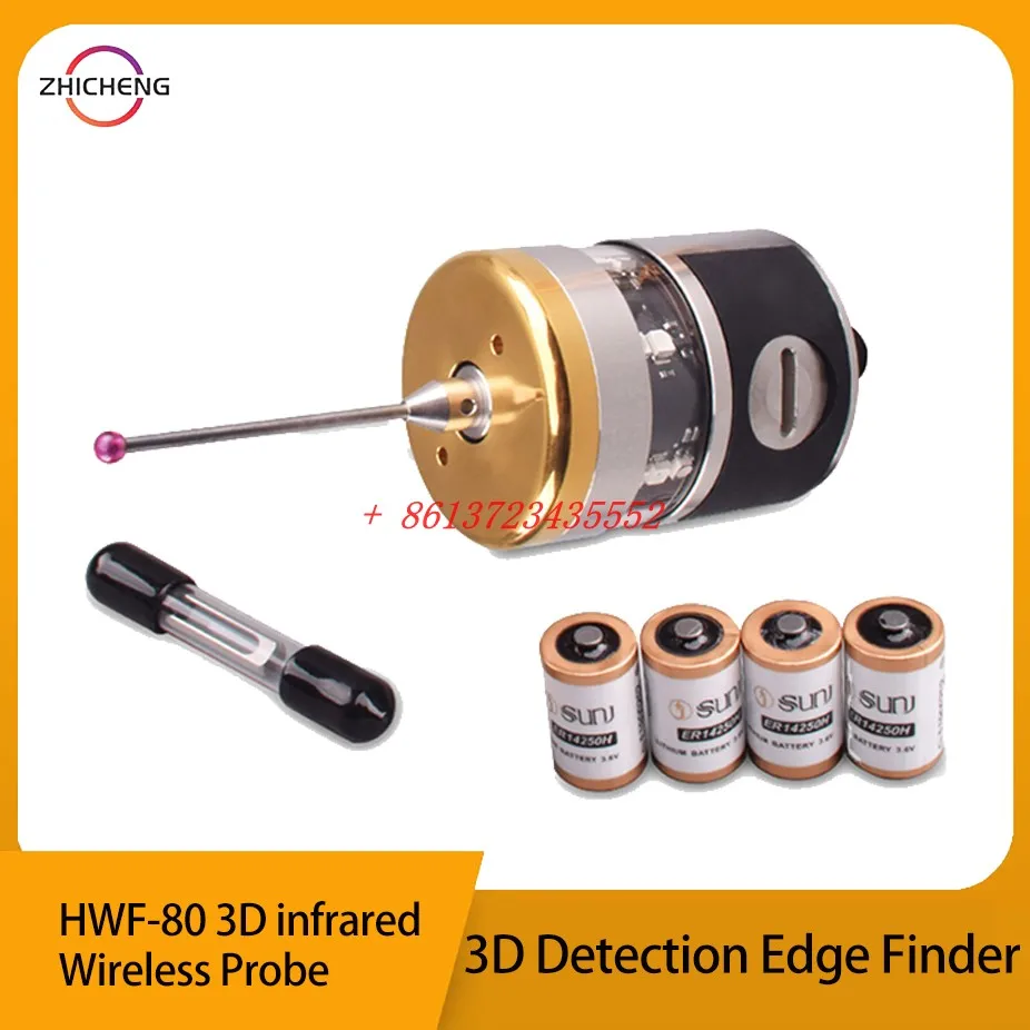 

HWF-80 3D machining center infrared CNC probe wired probe 3D detection edge finder radio probe