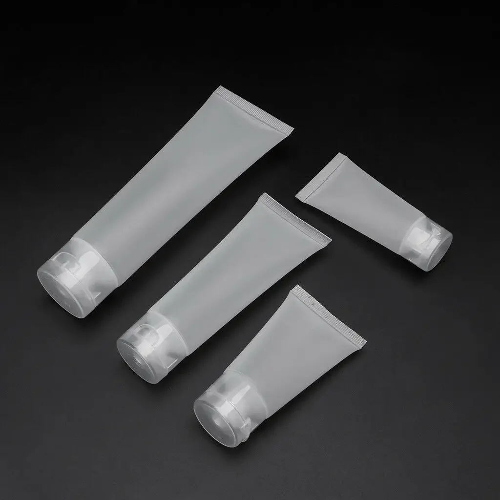 10pcs/lot 15ml 20ml 30ml 50ml 100ml Empty Plastic Frosted Cosmetic Tubes Squeeze Lotion Travel Bottle Facial Cream Gel Container