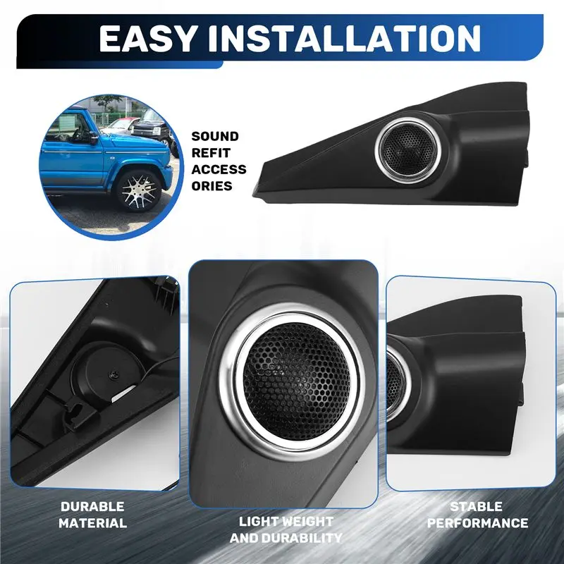 AU28-Car High-Pitched Speaker Mounting Kit For Jimny JB64 Sierra JB74W 2019 2022 view 5