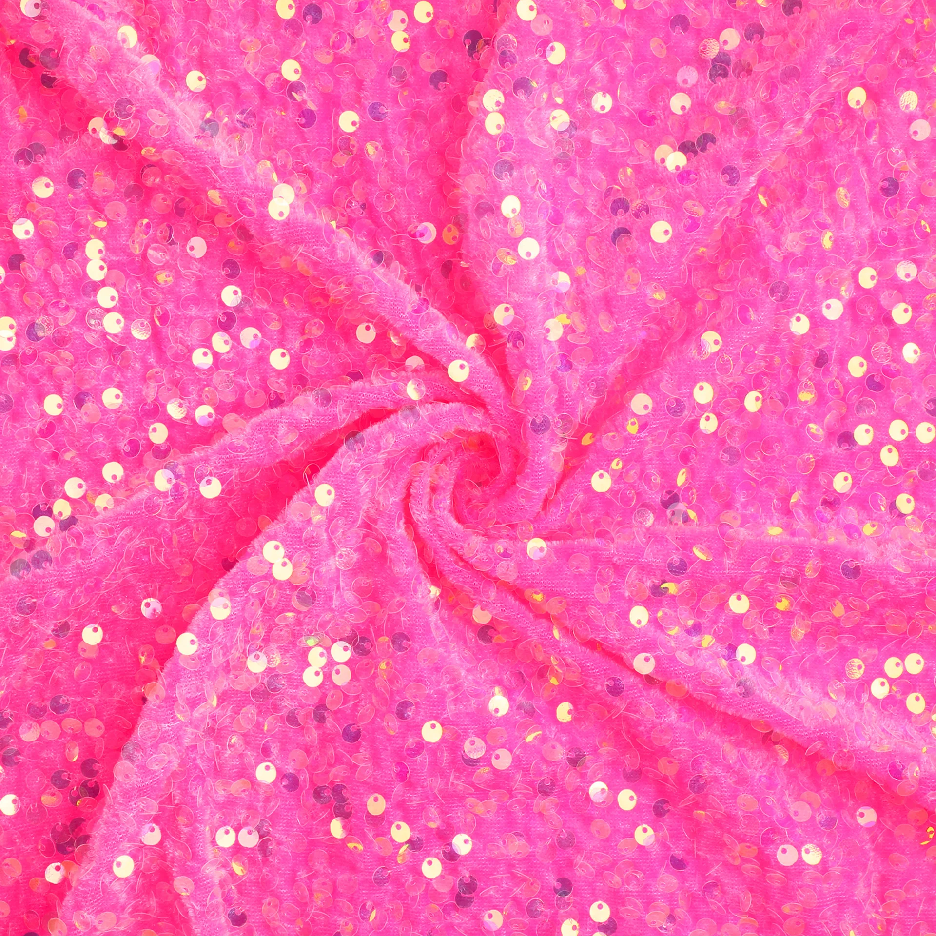 35 Color Big Circle Dense Sequin Fabric For Evening Dress Lace Material Glitter Tissus Elatic Thick Velvet Embroidered Fabric