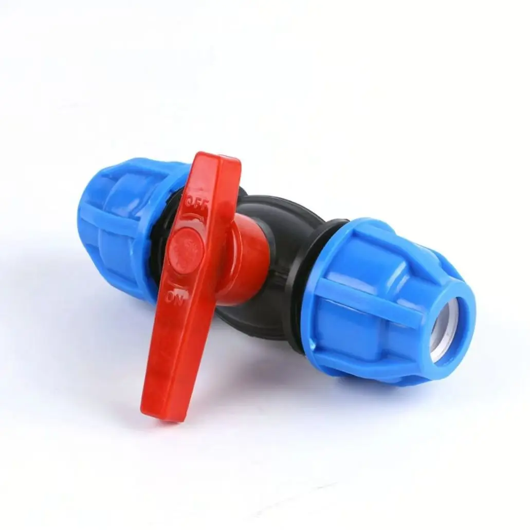 1pc PE pipe Joint accessories Fast Union joint T-shaped three-way valve Non hot melt fittings Garden Water Connectors