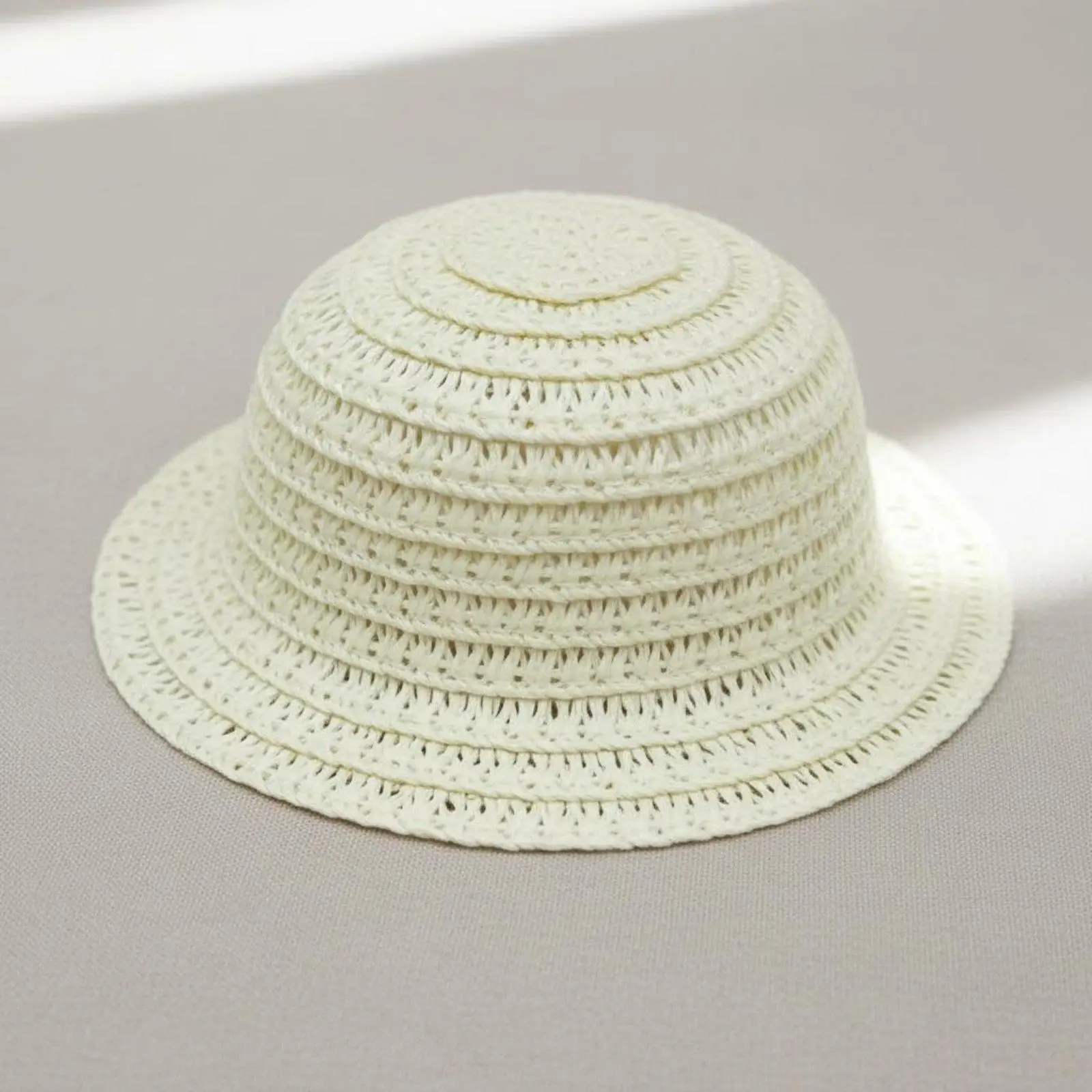 Doll Hat 10cm Classic Texture Doll Accessory Photo Prop Summer Themed for Dolls Blythe Doll Clothes Dressing